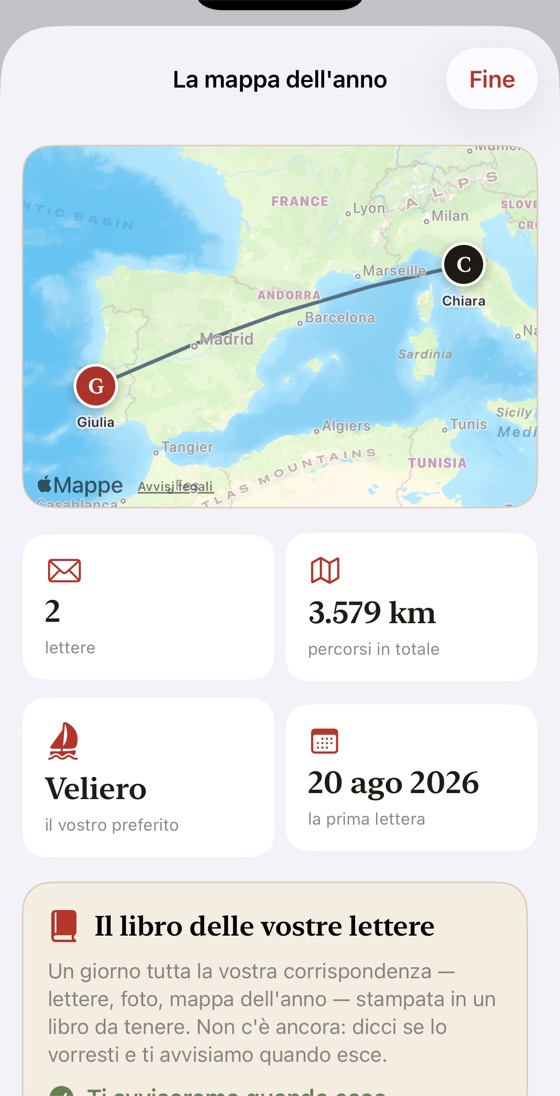 La mappa dell'anno con le rotte